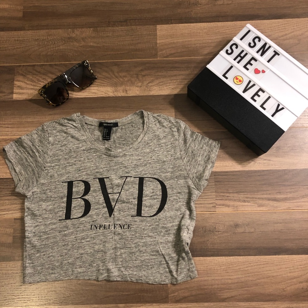 Bad influence Crop top